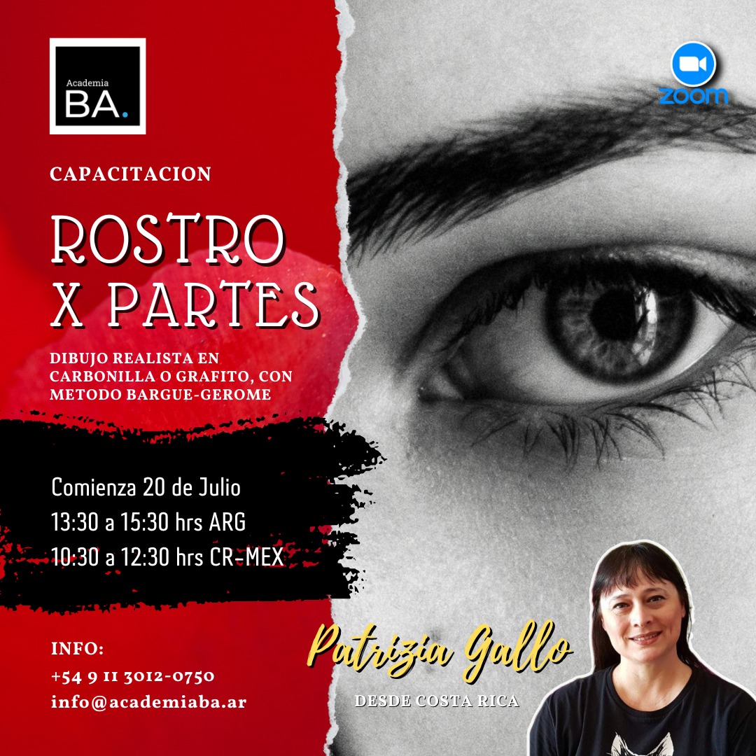 Carbonilla - Dibujo Realista de Rostro por Partes: Método de Bargue - Gerome