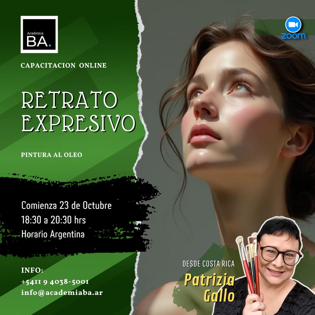Óleo - Retrato Expresivo - Mujer